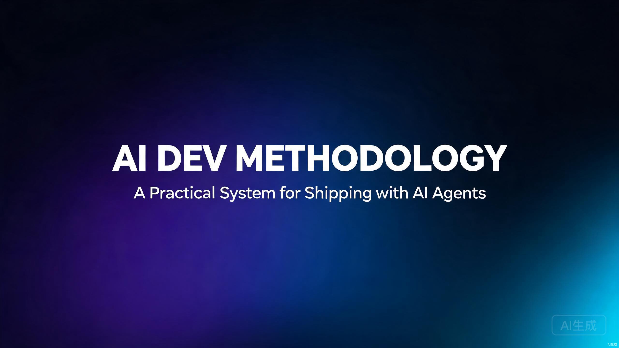 EOS AI OS — AI Coding Desktop, Terminal Agent & Dev Methodology